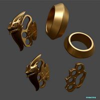 Sett League of Legends LOL Cosplay separate for printing | 3D