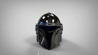 Mandalorian Silverhawks helmet mashup | 3D