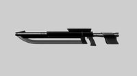 Sci-Fi Gun Blade Sniper - Gunblade Weaponry