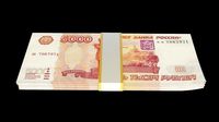 Russian Stacks Of Money 3D