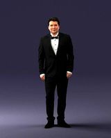 Waiter man 0414 3D Print Ready | 3D