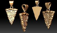 Pizza pendant | 3D