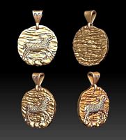 Horoscope Aries pendant | 3D