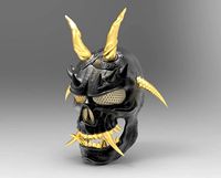Hannya mask - oni mask | 3D
