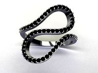 women ring 3D model ring  | 3D