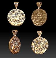 Horoscope Capricorn pendant | 3D