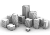 Modular Buildings Pack I - Modern-Cyberpunk | 3D