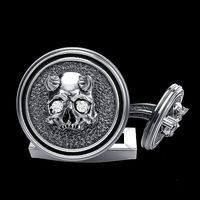 skull cufflinks | 3D