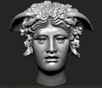 Medusa Rondanini Versace mask  | 3D