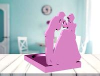 Cinderella Candle Holder | 3D