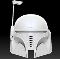 Jango Fett Death Watch Style Mandalorian Helmet smooth Boba | 3D