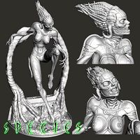 Alien Girl SPECIES Part 1 by SPARX | 3D