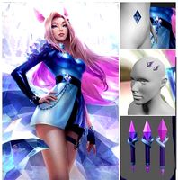 KDA ALL OUT SERAPHINE Ahri  jewelry   microphone lol  | 3D