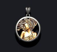 Horoscope Virgo pendant | 3D