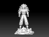 Songoku SS3 - dragon ball | 3D