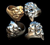 Berserk Skull ring | 3D
