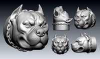 Pitbull Necklace | 3D