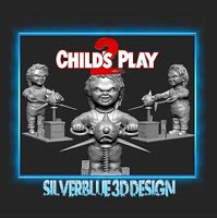 Chucky Childs Play 2 Cover Art | 3D