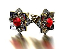 Earrings Lotos | 3D