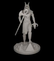 Egyptian God Anubis Printable Miniature | 3D