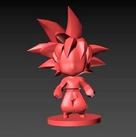 Goku base form Chibi | 3D