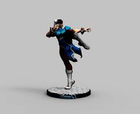 Street Fighter Chun Li - 3D Printing Model Diorama Figure  | 3D