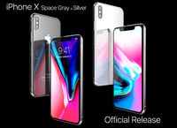 Apple iPhone X Silver and Space Gray Official Update