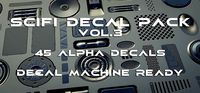 45 plus 1 Scifi Alpha Decal panel pack vol