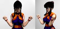 Dragonball Z Character - ChiChi 3D Modelling