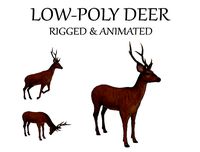 animated deer stag elk