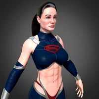 Super Girl 3D Female character