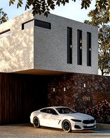 Exterior 3D Model with facade view