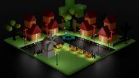 normal village home design