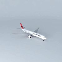 Turkish Airlines Turk Hava Yolları Boeing 777 3F2 ER TC JJU 2015 WiFi Dome
