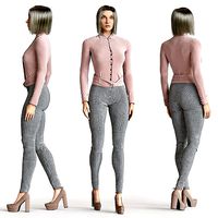 3d model girl