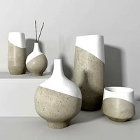 Half Dipped Stoneware Vases - West Elm