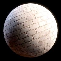 Brick Wall Painted Materia