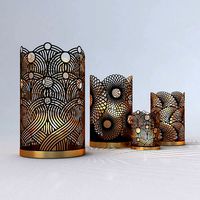 Decorative Openwork Candle Holders