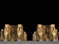 Ancient pharaonic Temple in Egypt