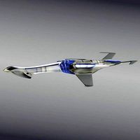 Lowpoly spaceship concept vehicle