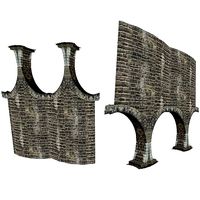 Gatehouse 01 With Arches Pillar 05