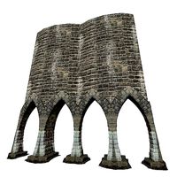 Gatehouse 01 With Arches Pillar 02