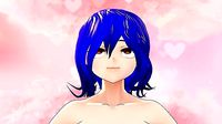 3d Model Anime Character avatar Blue Hair Hentai