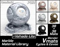 VMATS Marble Material Library for Blender Cycles and Eeve
