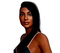 Nicole Scherzinger full rigged 3D model