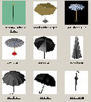 Umbrellas 3D Model