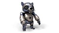 robot racoon