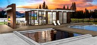 house with pool
