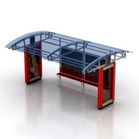 Bus stop 3D Model