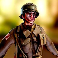 World War 2 US Paratrooper